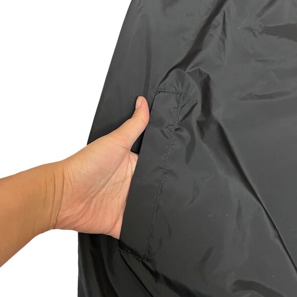 Calvin Klein Jacket Mens S Black Lightweight Windbreaker Pullover 1/4 Activewear - Picture 10 of 14
